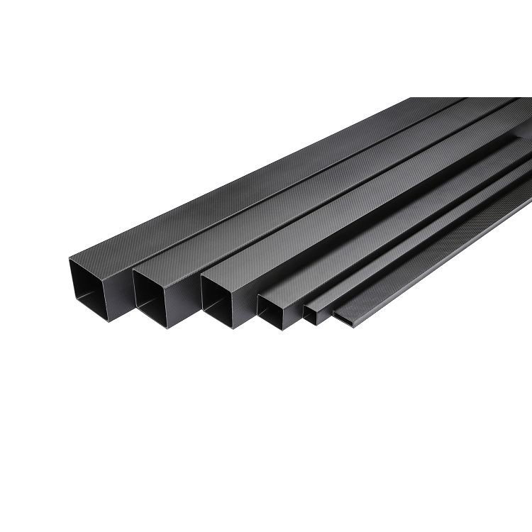 Čtvercová trubka z uhlíkových vláken