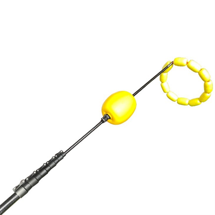 Carbon Fiber Rescue Pole with Rescue Collars and Floater